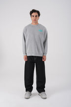 Unisex Washed Graphic Sweatshirt – "Reasonable" Back Print