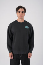Unisex Washed Graphic Sweatshirt – "Reasonable" Back Print