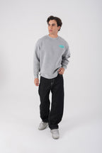Unisex Washed Graphic Sweatshirt – "Reasonable" Back Print
