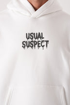 Usual Suspect Graphic Hoodie - Unisex Oversize Sweatshirt
