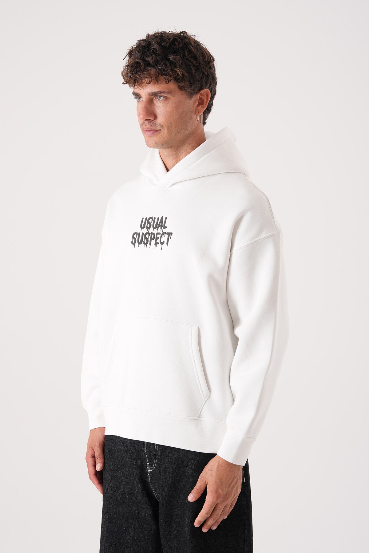 Usual Suspect Graphic Hoodie - Unisex Oversize Sweatshirt