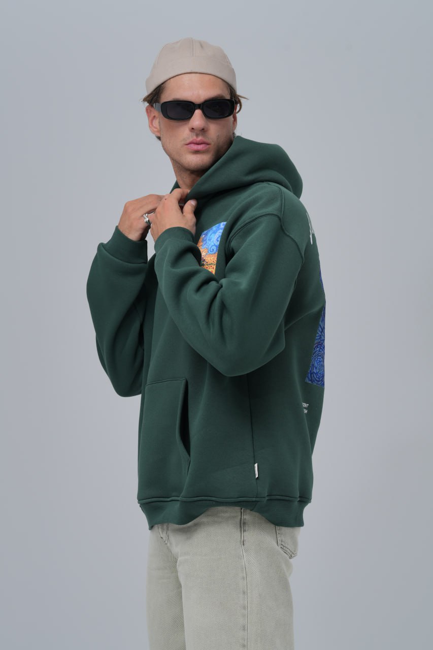 Van Gogh "Starry Night" Graphic Hoodie