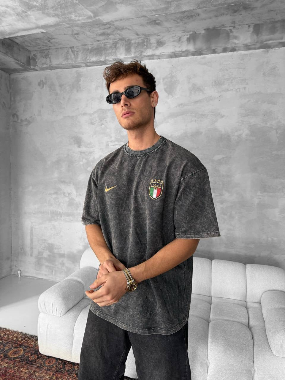 Vintage Italia T-Shirt – Italian Pride Cotton Tee