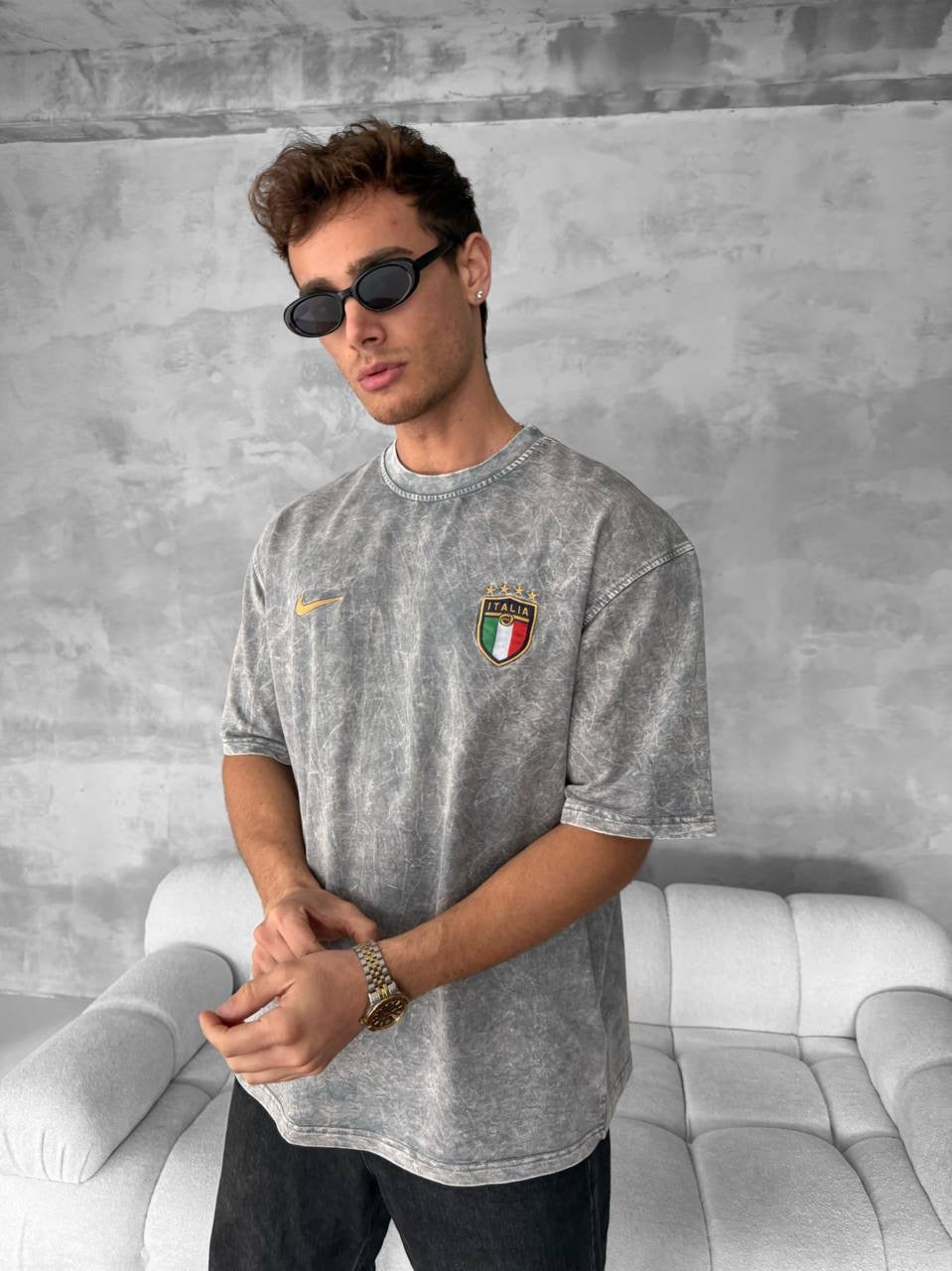 Vintage Italia T-Shirt – Italian Pride Cotton Tee