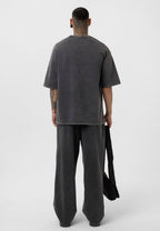 Vintage Washed Look Oversized Tracksuit Set