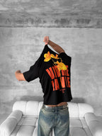 Vivre La Vie Floral Graphic Cotton Tee