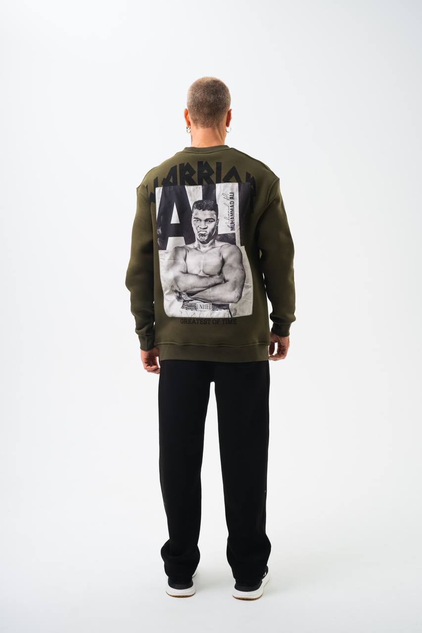 Warrior' Muhammad Ali Sweatshirt: The Greatest of All Time