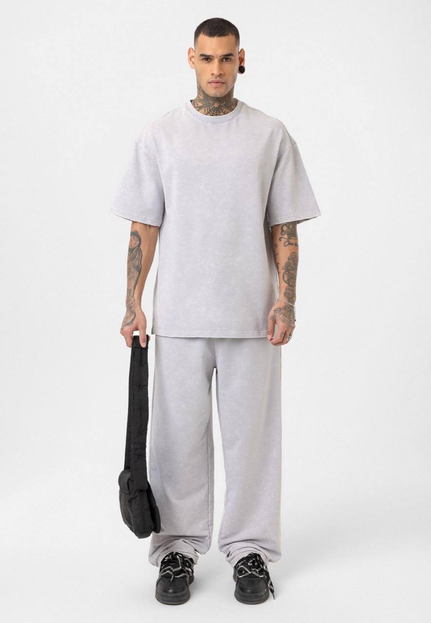 Oversized Washed Tracksuit Set