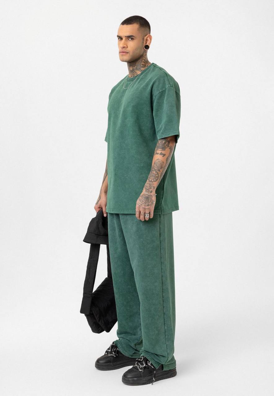 Oversized Washed Tracksuit Set