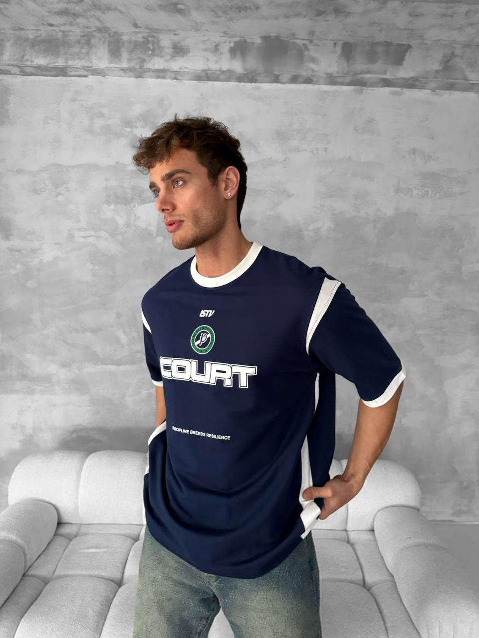 COURT Graphic Cotton Tee