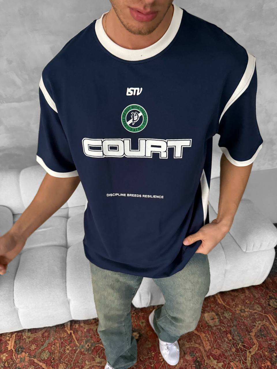 COURT Graphic Cotton Tee