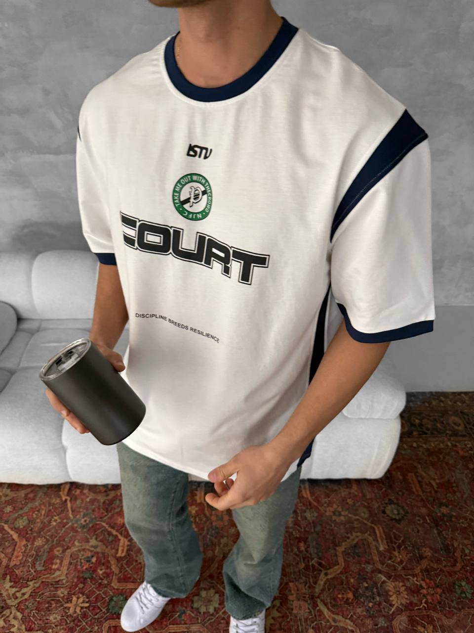COURT Graphic Cotton Tee
