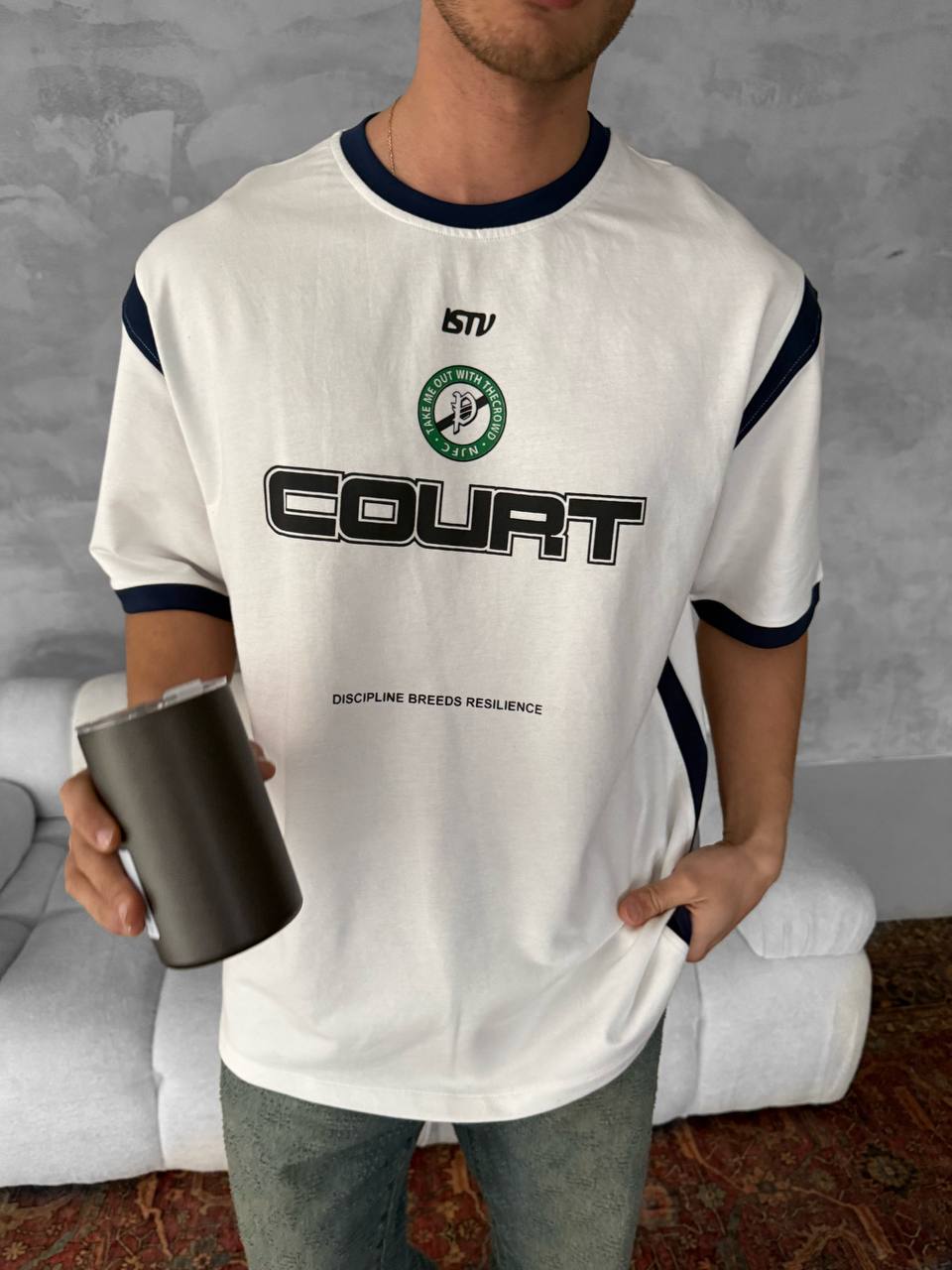 COURT Graphic Cotton Tee