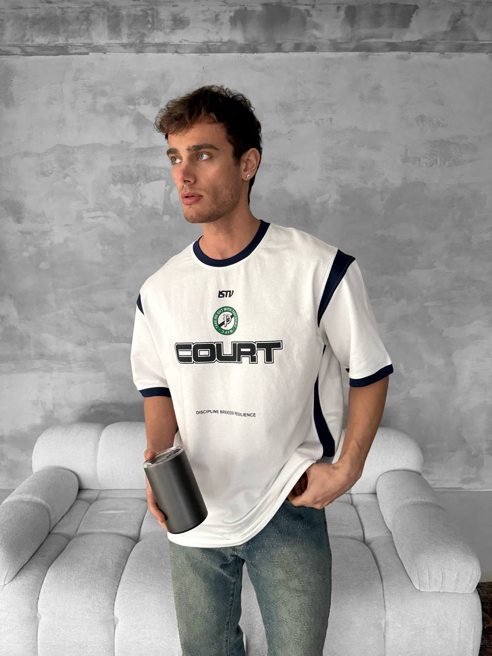 COURT Graphic Cotton Tee