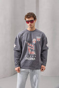 Y2K Layered Sleeve Graphic Tee