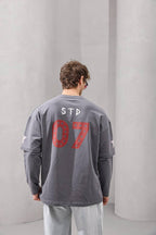 Y2K Layered Sleeve Graphic Tee