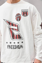 Y2K Layered Sleeve Graphic Tee