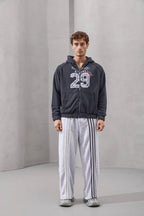 “You Shot at My 29” Graphic Zip-Up Hoodie