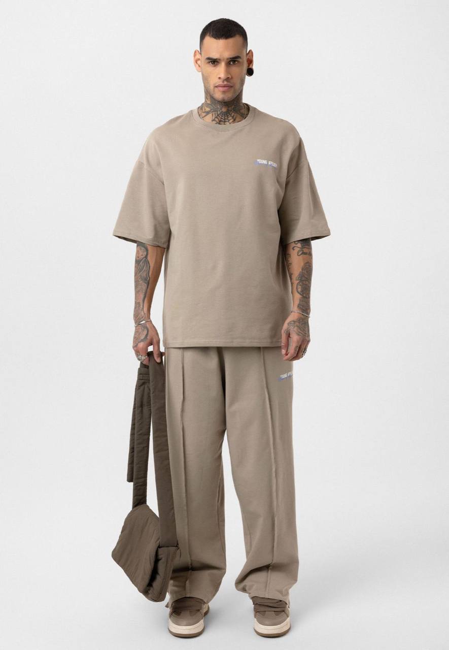 Young Atelier Oversized T-Shirt & Tracksuit Set