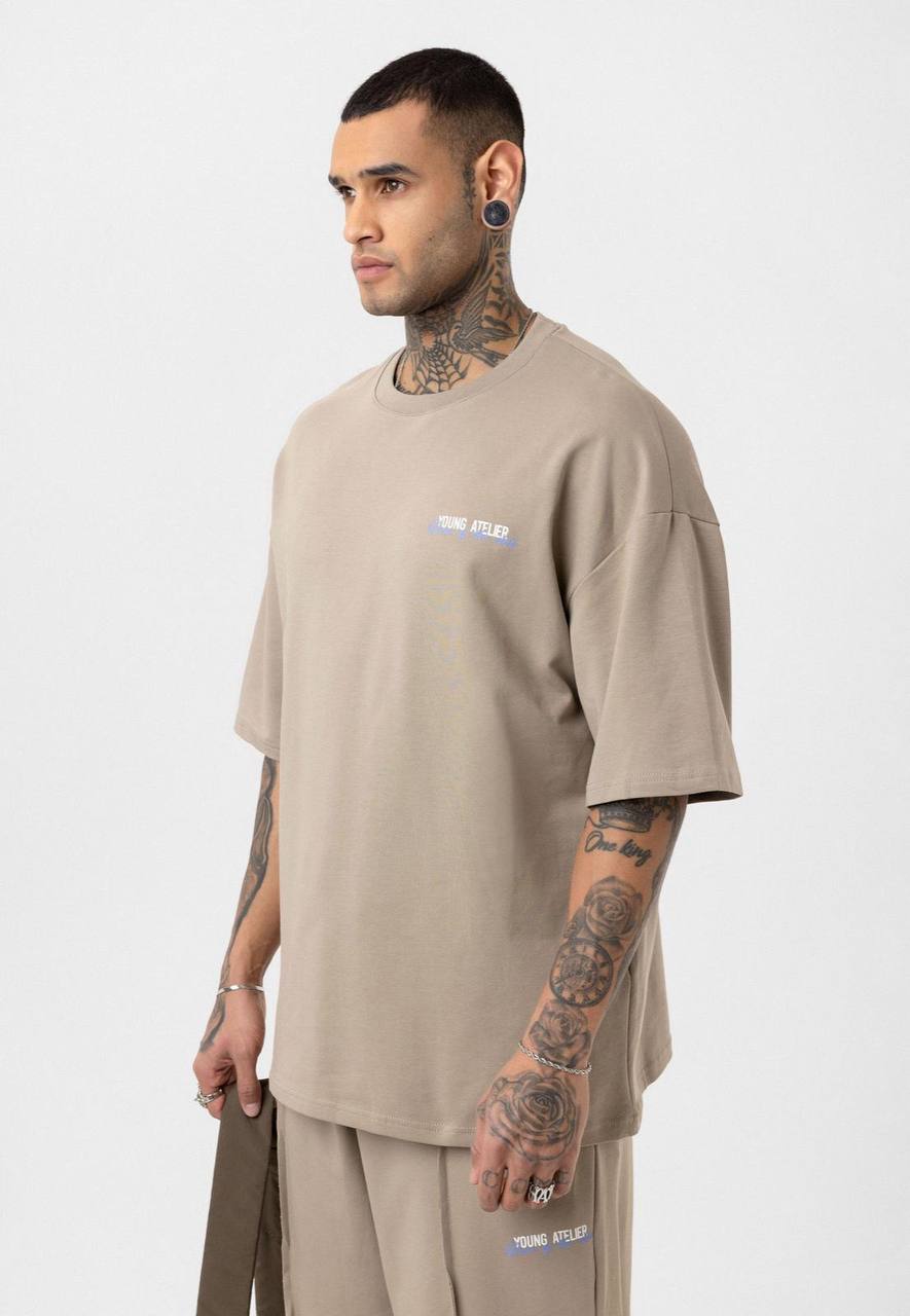 Young Atelier Oversized T-Shirt & Tracksuit Set