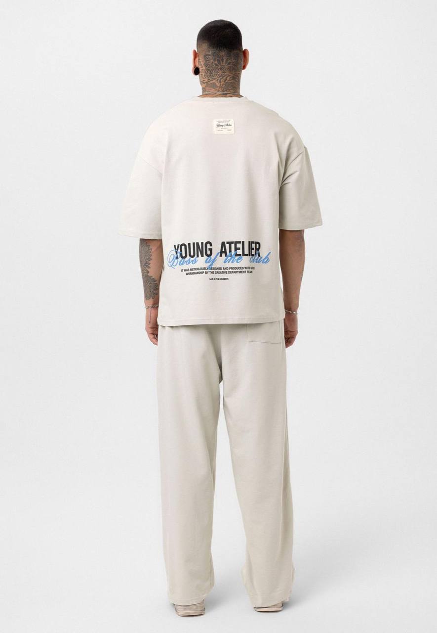Young Atelier Oversized T-Shirt & Tracksuit Set