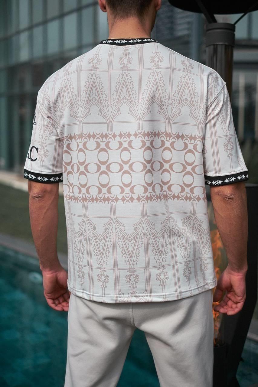 AC Milan Oversized T-shirt with Ribbed Detail.