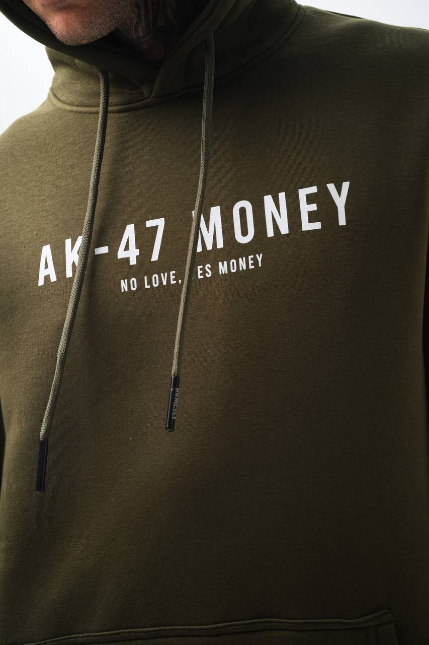 Oversize 'Money Power' Graphic Hoodie – Heavyweight Streetwear Sweatshirt