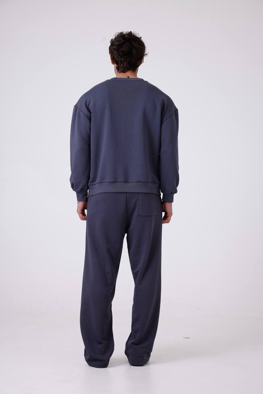 Unisex Baggy Fit Oversize Sweatshirt & Jogger Set - Heavyweight Tracksuit