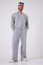 Unisex Baggy Fit Oversize Sweatshirt & Jogger Set - Heavyweight Tracksuit
