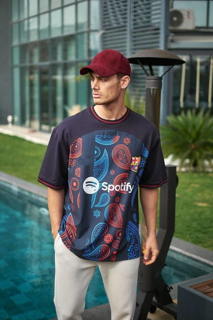 Barcelona Logo Oversized T-Shirt