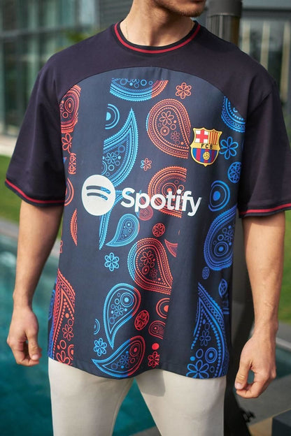 Barcelona Logo Oversized T-Shirt