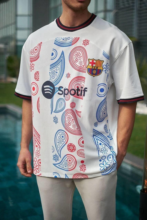 Barcelona Logo Oversized T-Shirt.