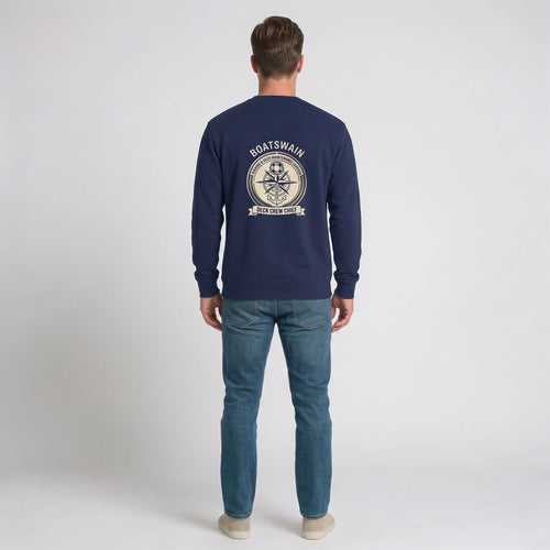 Boatswain Vintage Emblem Garment-Dyed Sweatshirt