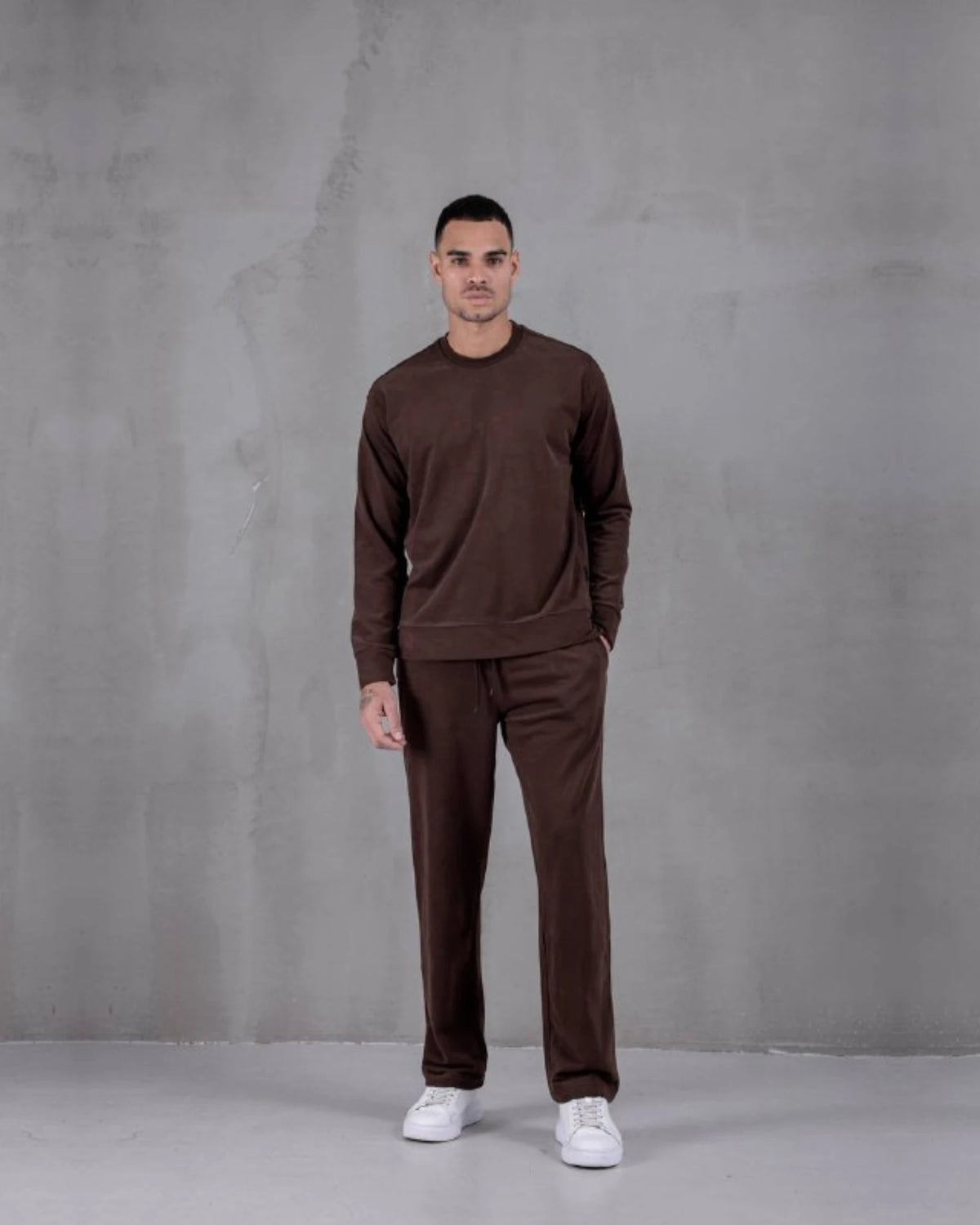 Brushed Relaxed Fit Sweatshirt in brown, photo 1