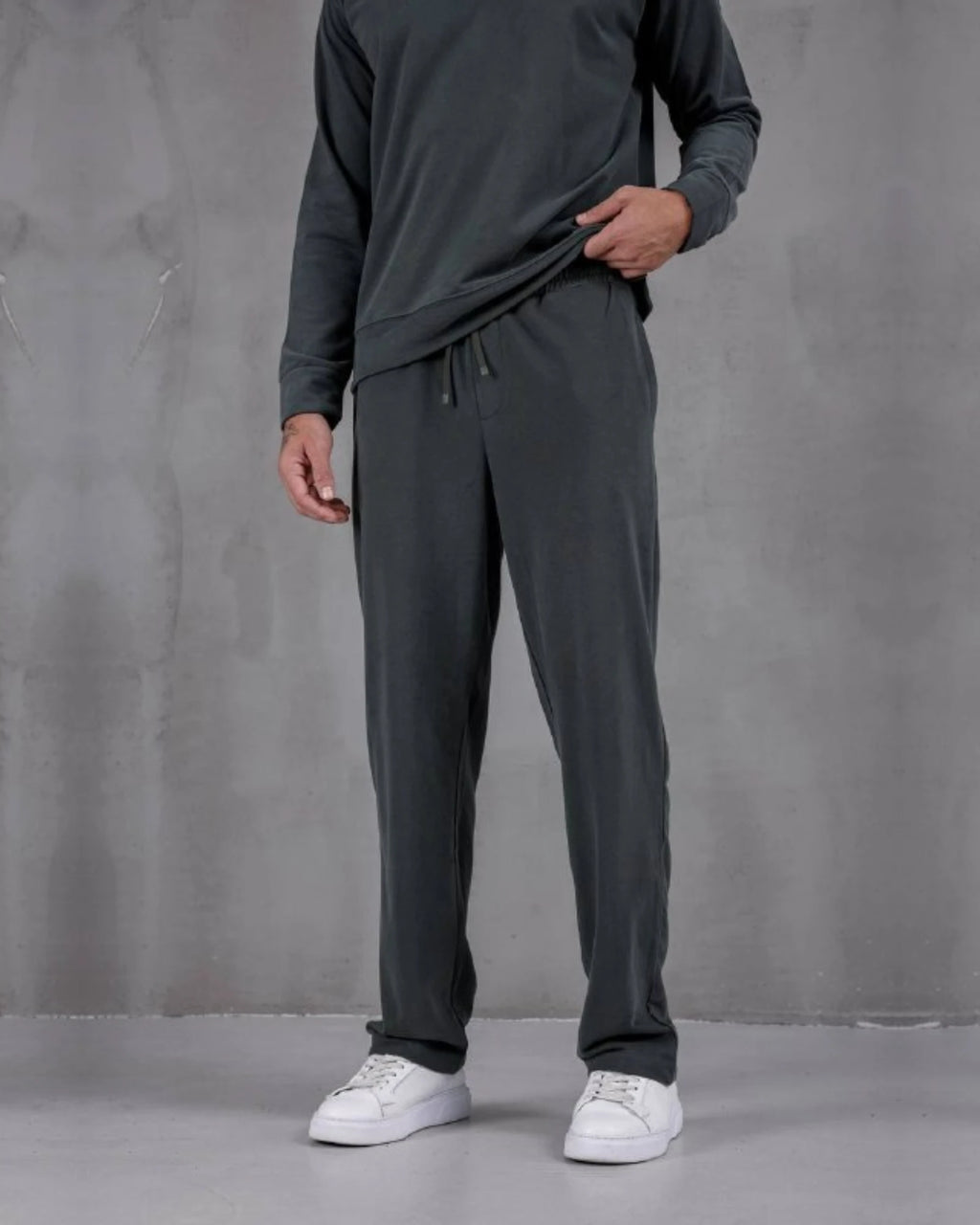 Brushed Relaxed Fit Sweatshirt in khaki, photo 3