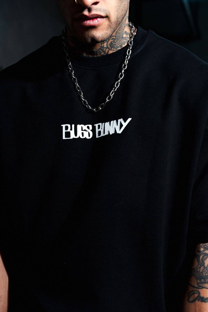 Men's Oversize 'Bugs Bunny' Graphic T-Shirt - Streetwear Looney Tunes Tee