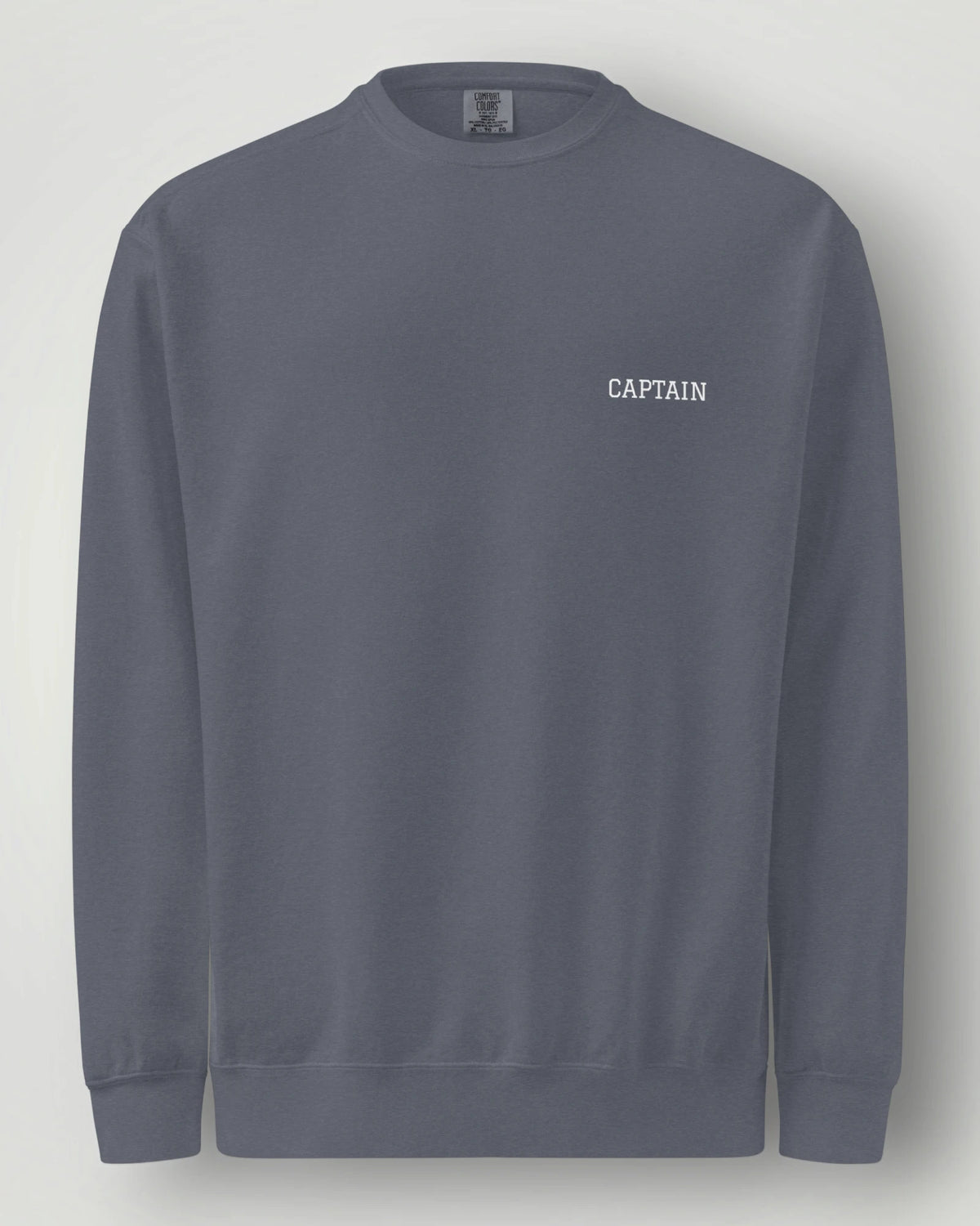 Captain Vintage Emblem Garment-Dyed Sweatshirt