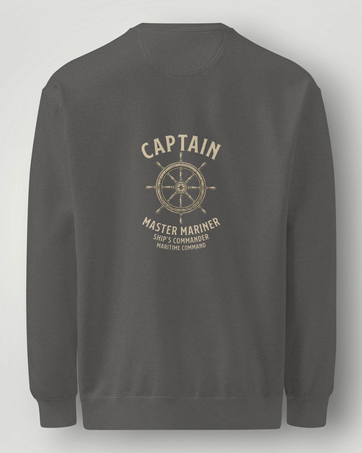 Captain Vintage Emblem Garment-Dyed Sweatshirt