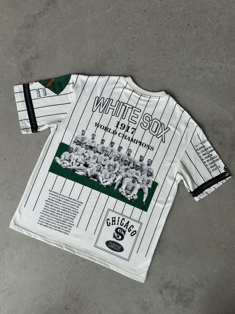 Chicago White Sox 1917 World Champions Vintage Oversized T-Shirt