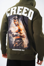 Oversize 'Creed' Muhammad Ali Graphic Hoodie - Boxing Inspired Streetwear Sweatshirt