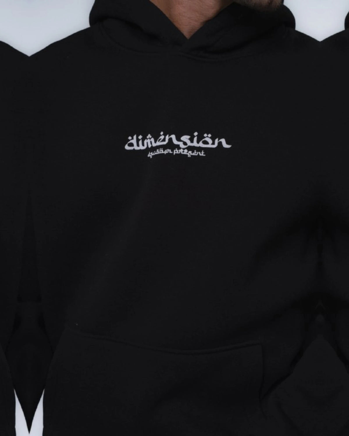 Dimension Oversized Hoodie in black, photo 5