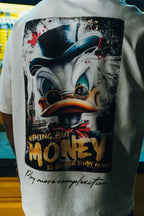 Men's Oversize 'DONALD' Graphic T-Shirt - Streetwear Comic Money Tee