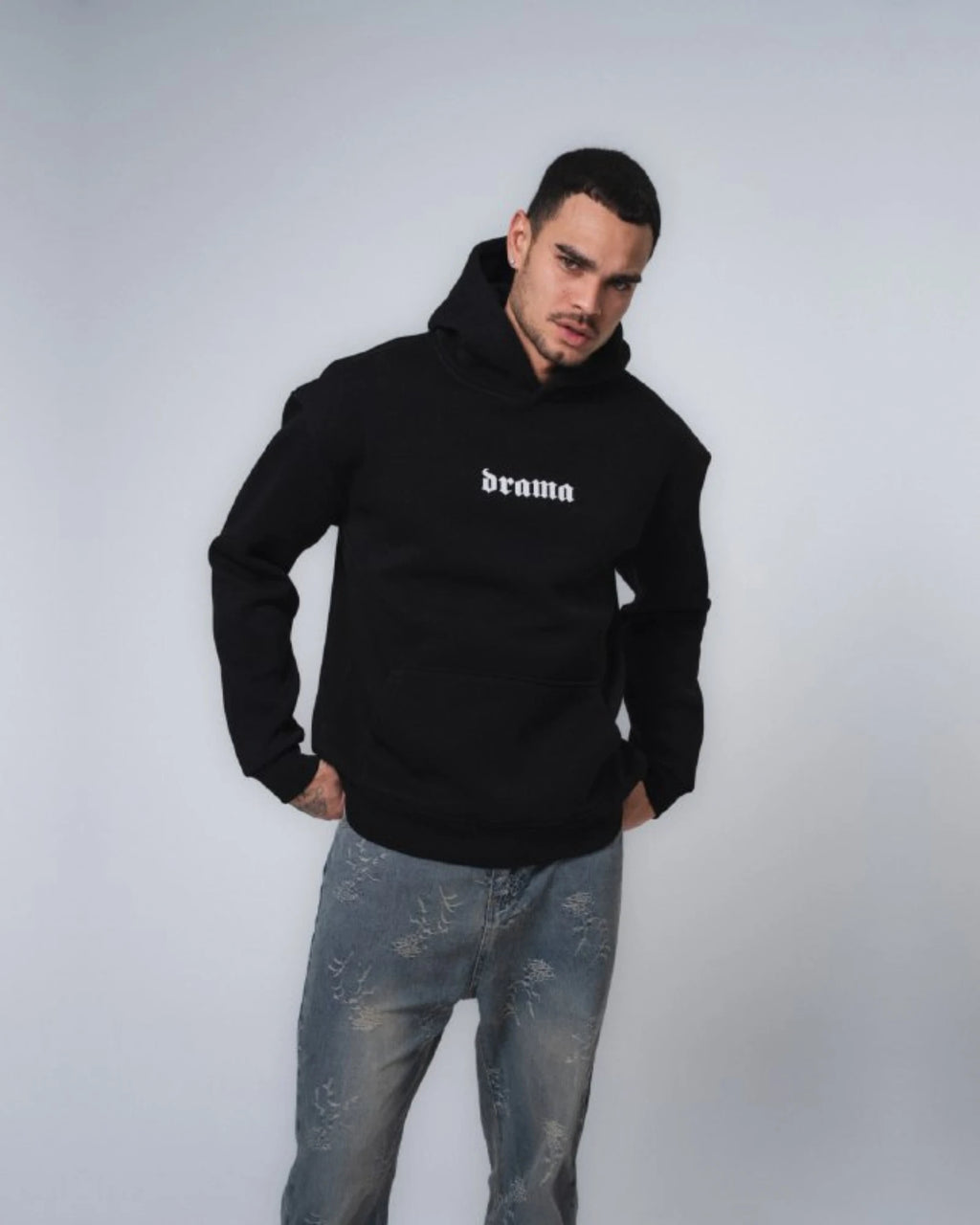 Drama Hoodie in black, photo 3