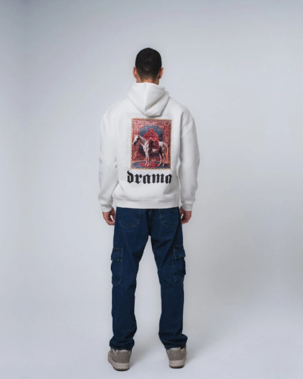 Drama Hoodie in white, photo 2