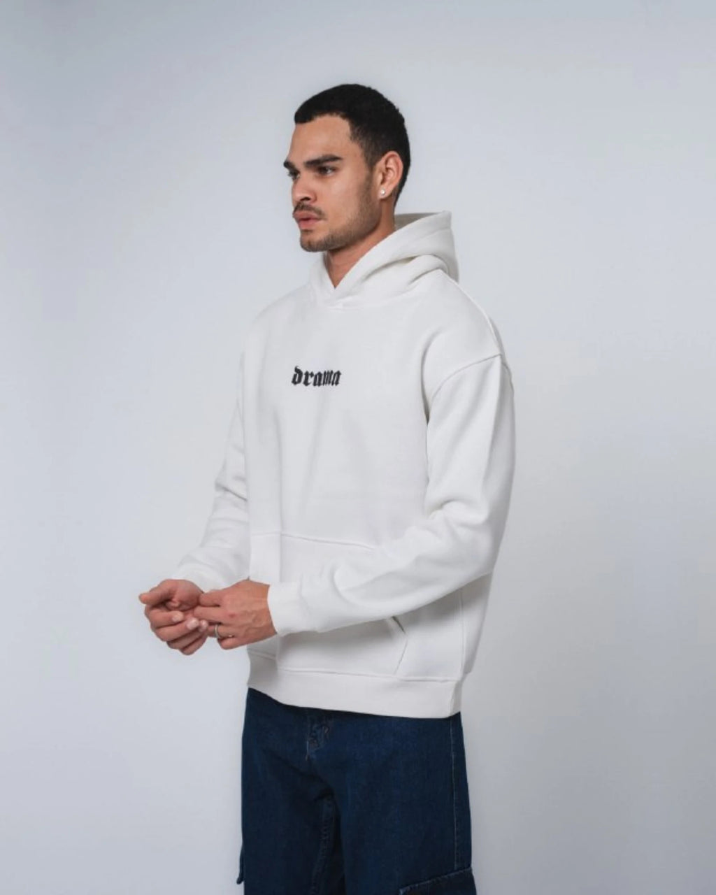 Drama Hoodie in white, photo 3