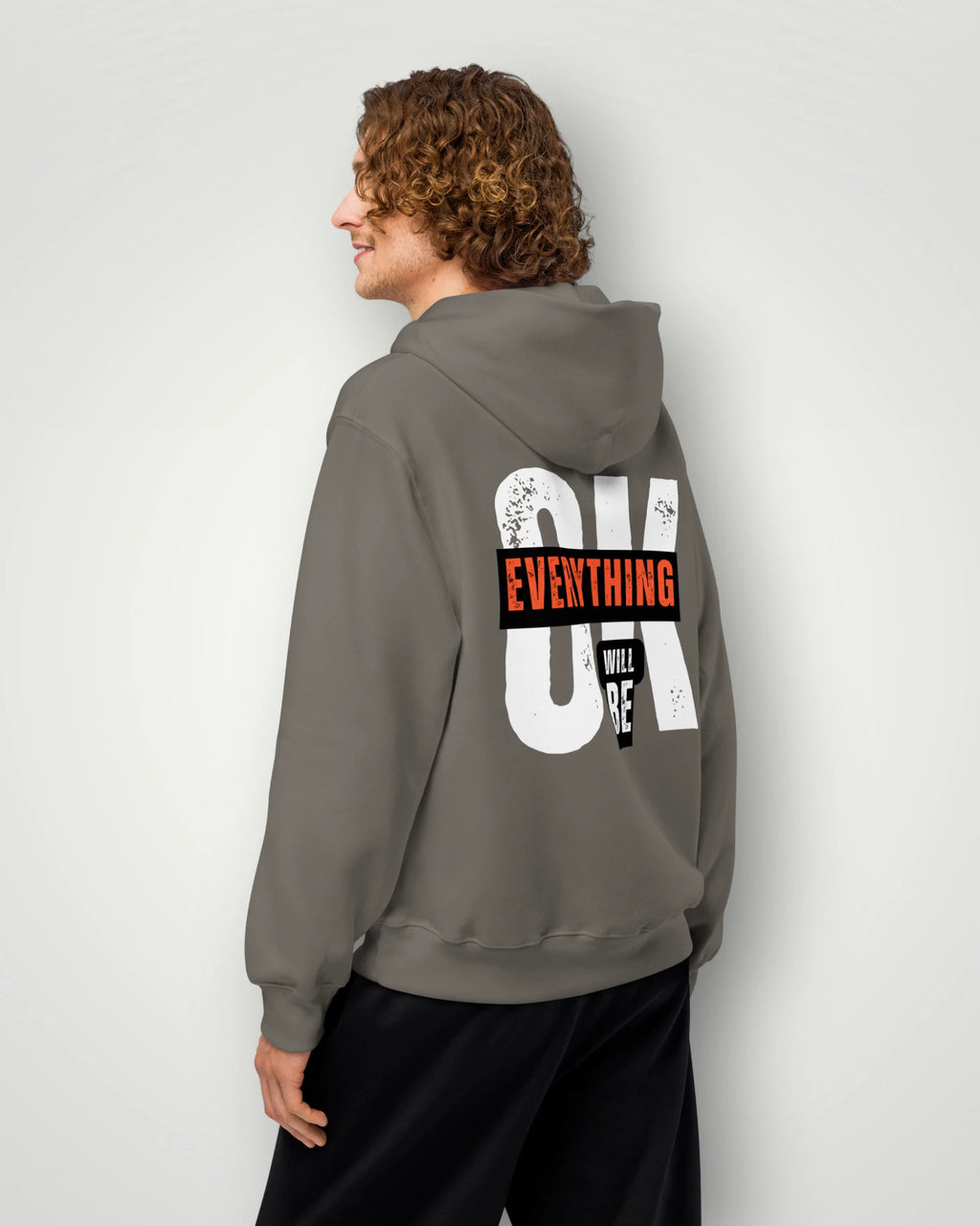 It's OK Graphic Oversized Hoodie