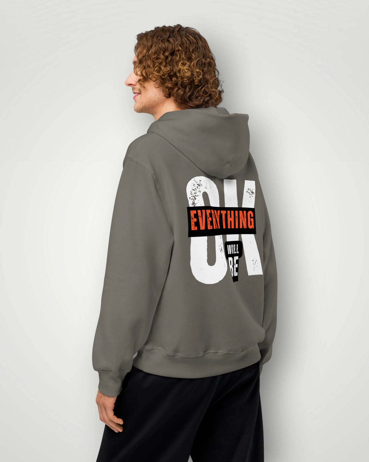 It's OK Graphic Oversized Hoodie