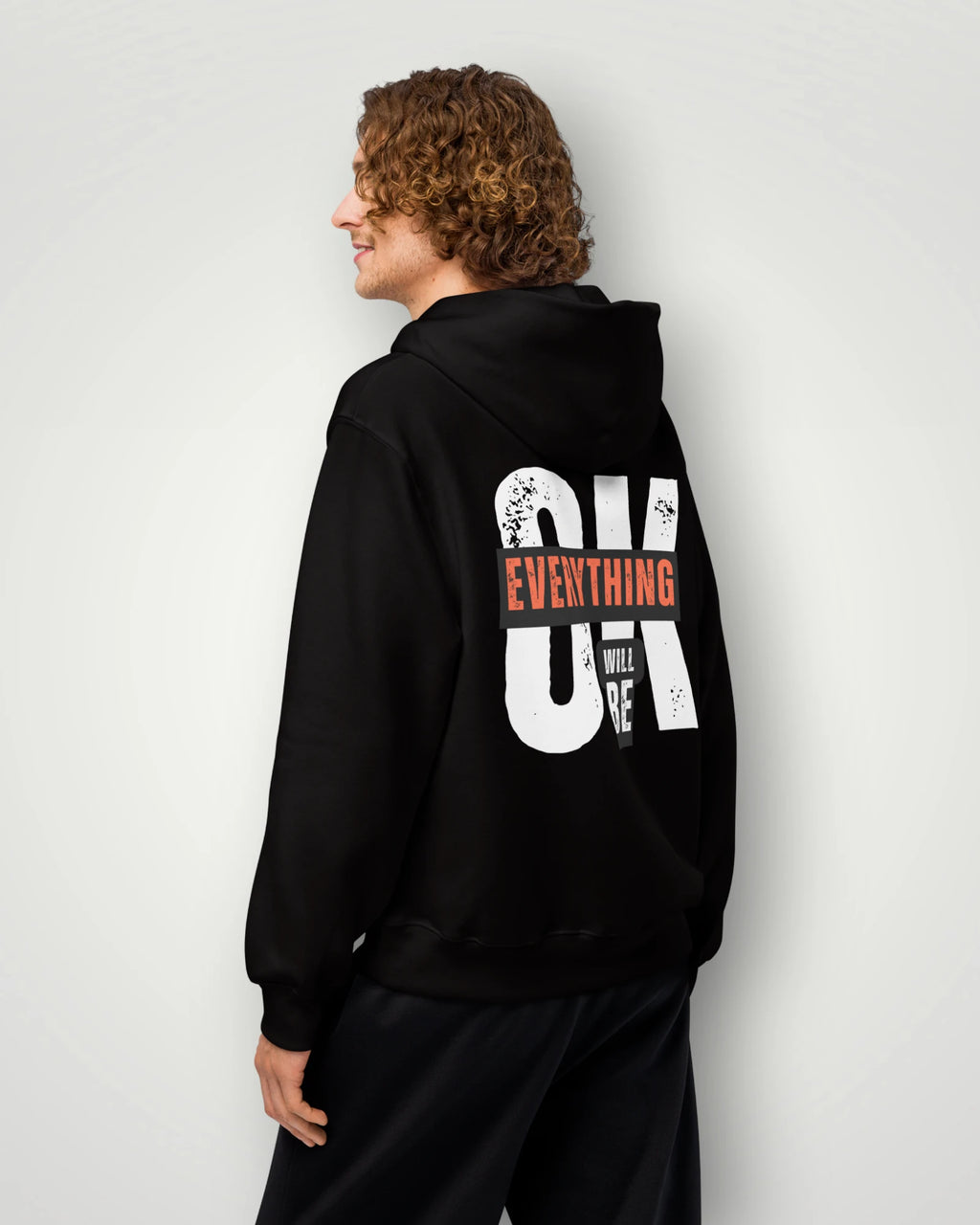 It's OK Graphic Oversized Hoodie
