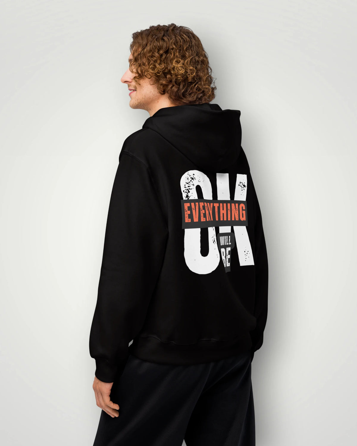 It's OK Graphic Oversized Hoodie