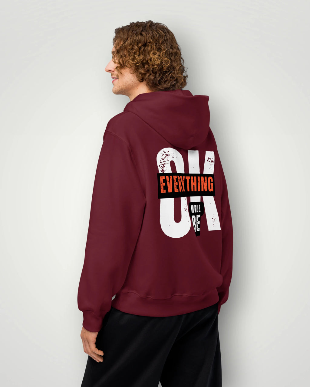 It's OK Graphic Oversized Hoodie